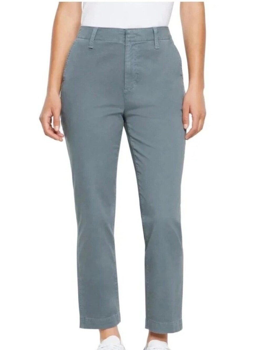 NWT Gap Women’s 10 Blue Slim Ankle Chino Pants Cotton-Blend